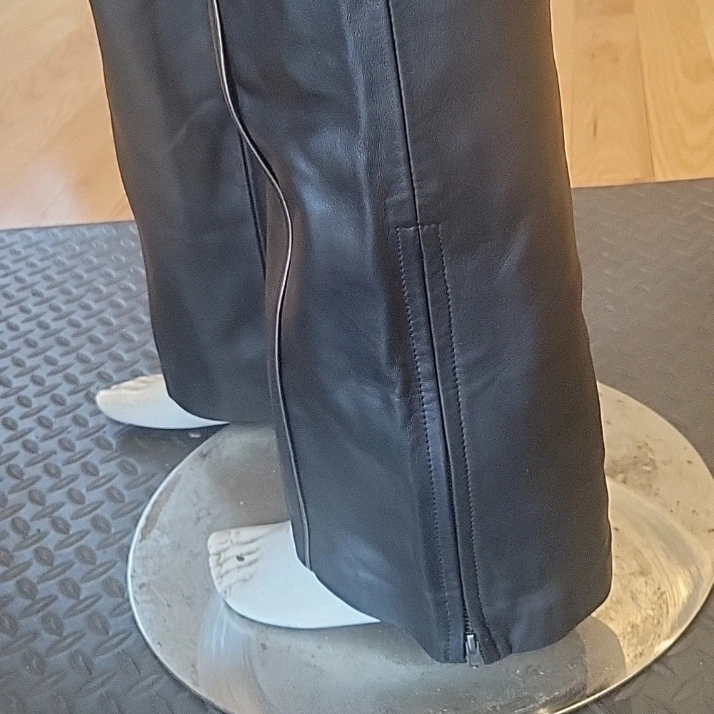 Understated Leather Grand Prix Pants for Free People